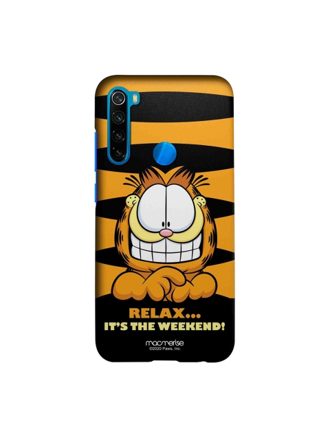 

macmerise Yellow & Black Weekend Garfield Xiaomi Redmi Note 8 Garfield Back Case