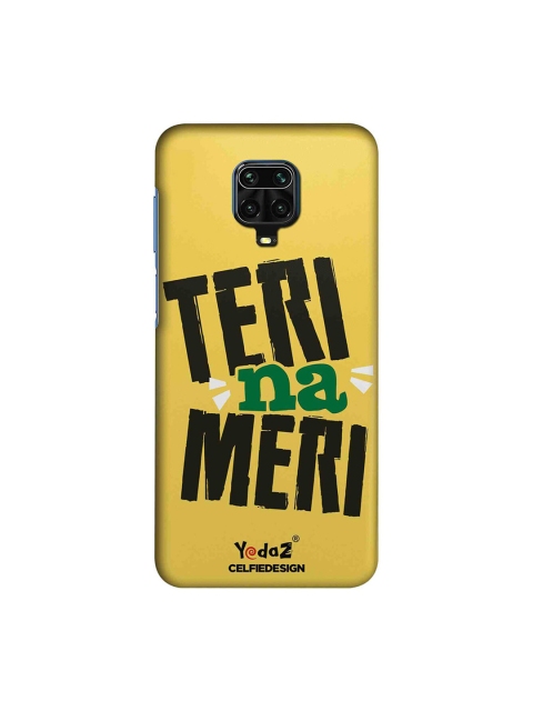 

macmerise Yellow Black Yedaz Teri Meri Xiaomi Redmi Note 9 Pro Back Cover