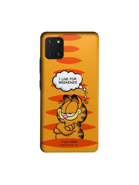 

macmerise Brown & Orange Living For Weekends Samsung Galaxy Note 10 Lite Back Case