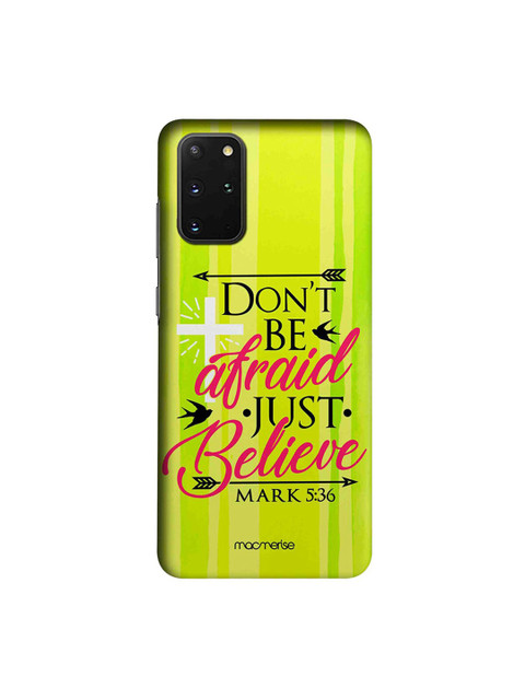 

macmerise Green & Black Just Believe Samsung Galaxy S20 Plus Back Case