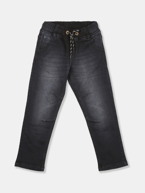 

Cherokee Boys Black Regular Fit Mid-Rise Clean Look Jeans