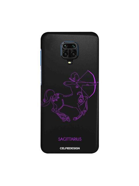 

macmerise Black & Purple Sagittarius Xiaomi Redmi Note 9 Pro Max Back Cover