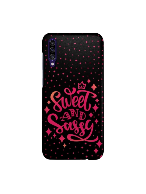

macmerise Black & Pink Sweet And Sassy Samsung Galaxy A30s Macmerise Illustrations Back Case