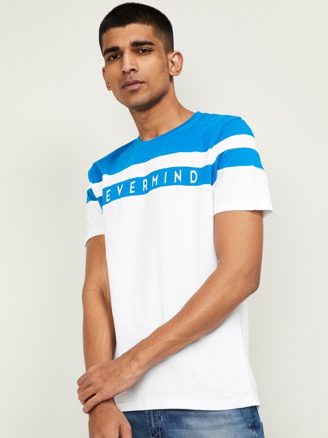 Fame Forever by Lifestyle Men White Printed Round Neck T-shirt