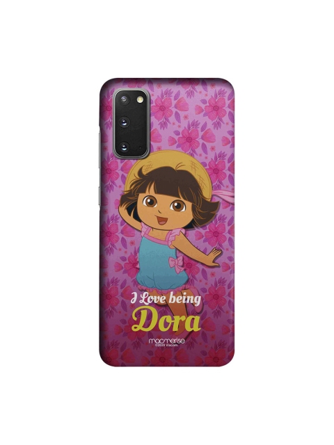 

macmerise Pink & Brown Lovely Dora Samsung Galaxy S20 Back Case