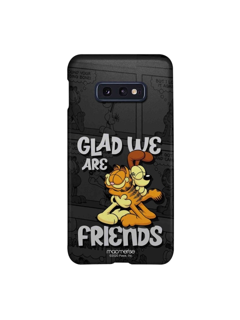 

macmerise Black & Orange Friendly Cat Dog Samsung Galaxy S10E Case