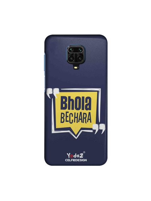 

macmerise Navy Blue & White Bhola Bechara Xiaomi Redmi Note 9 Pro Back Cover