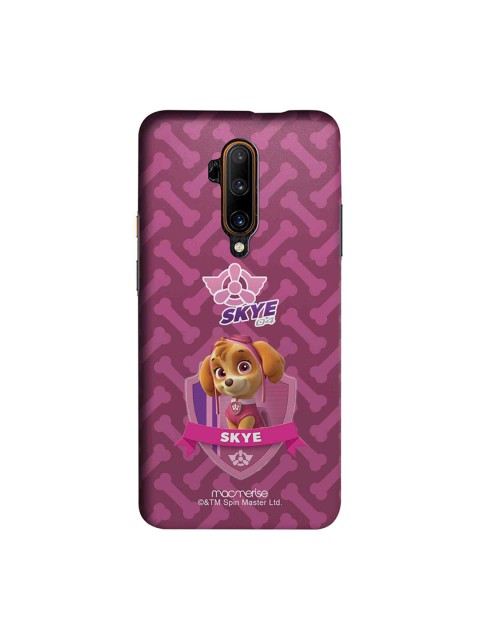 

macmerise Purple & Pink Cartoon Characters Skye Paw Patrol OnePlus 7T Pro Back Case