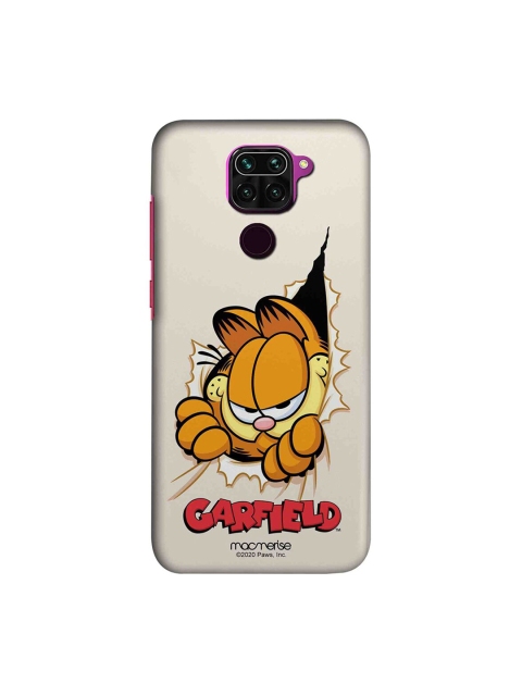 

macmerise Yellow & Red Heres Garfield Xiaomi Redmi Note 9 Back Cover