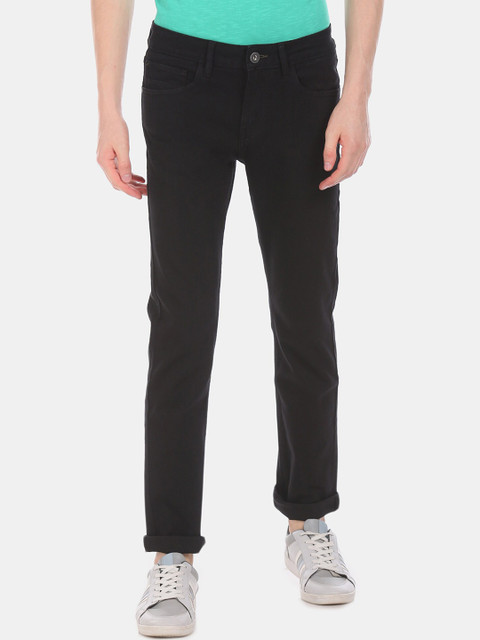 

Cherokee Men Black Regular Fit Mid-Rise Clean Look Stretchable Jeans