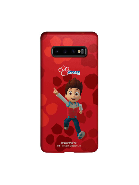 

macmerise Red & Blue Ryder Paw Patrol Samsung Galaxy S10 Plus Paw Patrol Back Case