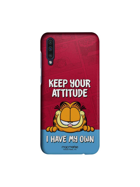 

macmerise Pink & Blue Attitude Garfield Samsung Galaxy A50s Back Cover