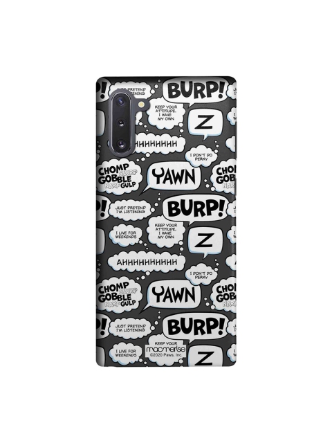

macmerise Grey & White Moods Of Garfield Samsung Galaxy Note 10 Case