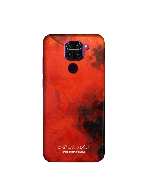 

macmerise Red & Black Red On Me Xiaomi Redmi Note 9 Back Cover