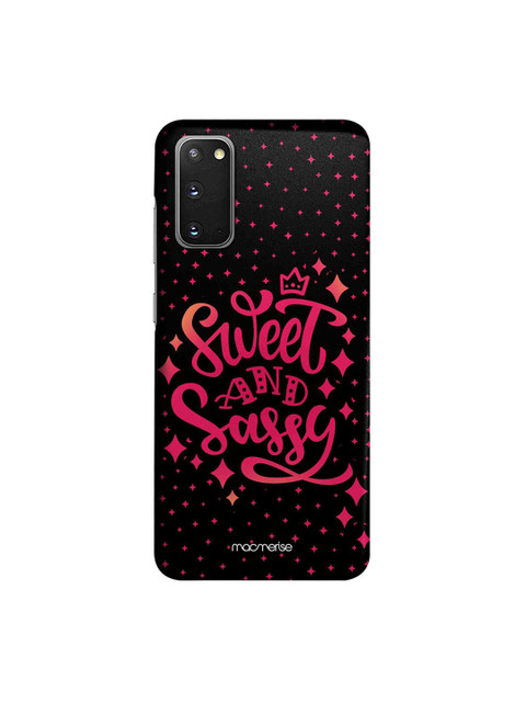 

macmerise Black & Pink Sweet & Sassy Samsung Galaxy S20 Back Case
