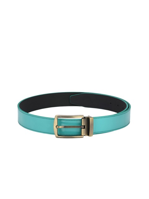 

Calvadoss Men Green Solid Belt
