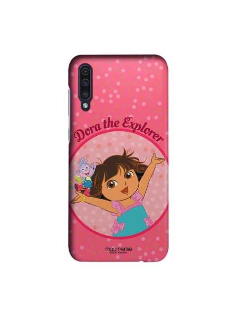 

macmerise Pink & Blue Joyful Dora Samsung Galaxy A50 Back Cover