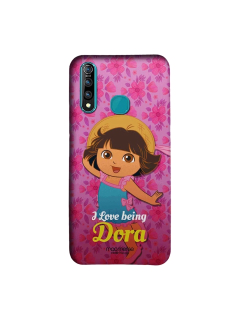

macmerise Pink & Blue Lovely Dora Vivo Z1 Pro Mobile Back Case