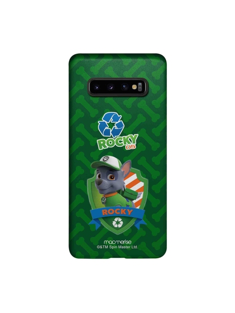 

macmerise Green & Blue Rocky Paw Patrol Samsung Galaxy S10 Plus Back Cover