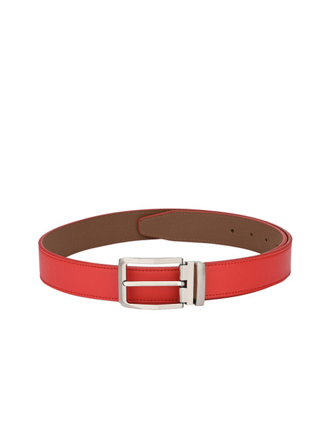 

Calvadoss Men Red Solid Belt