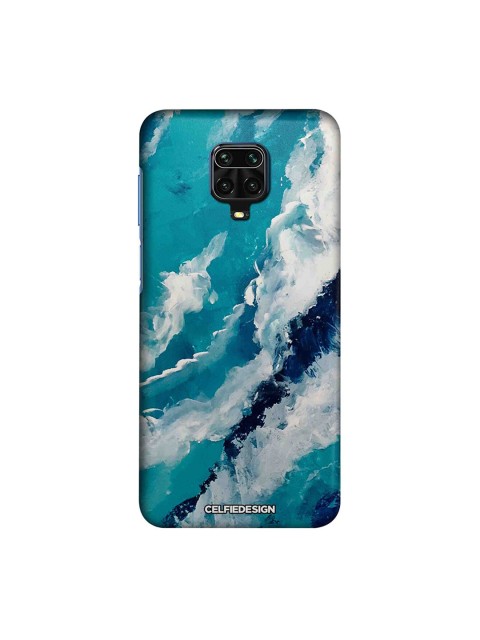 

macmerise Blue & White Frothy Waves Xiaomi Redmi Note 9 Pro Max Back Cover