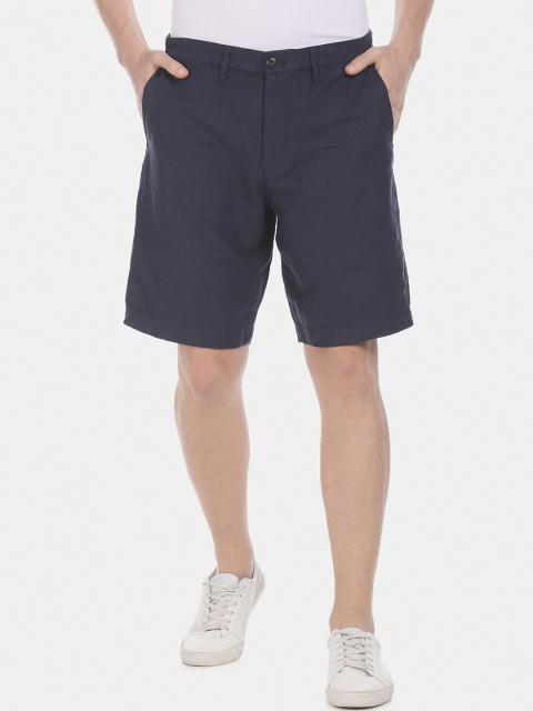 

GAP Men Navy Blue Solid Regular Fit Shorts