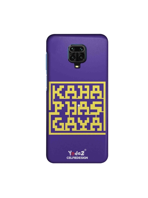 

macmerise Blue & Yellow Kaha Phas Gaya Redmi Note 9 Pro Max Case