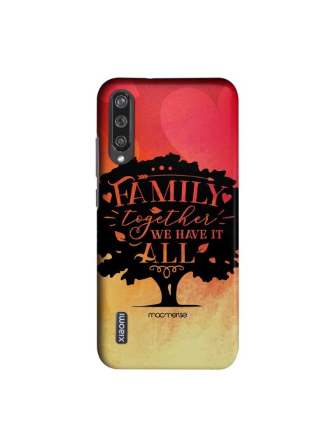 

macmerise Pink & Black Family Is All Xiaomi Mi A3 Macmerise Illustrations Back Case
