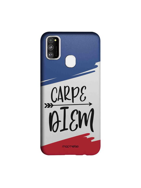 

macmerise Blue & White Carpe Diem Samsung Galaxy M30S Plus Mobile Back Case