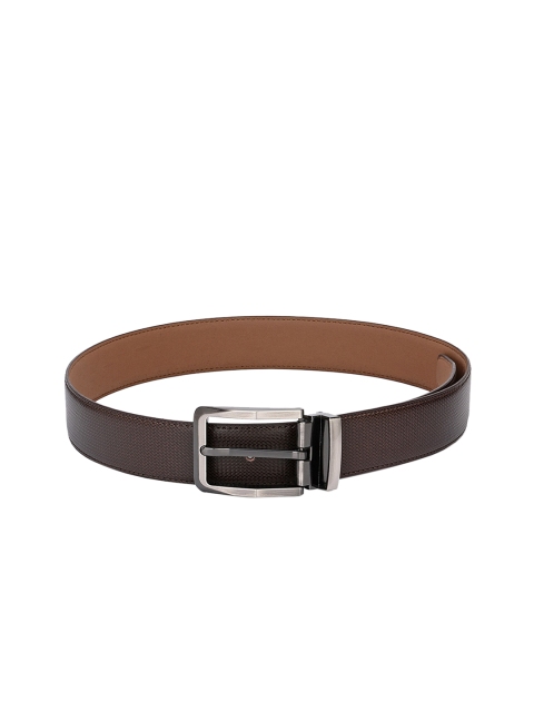 

Calvadoss Men Brown Textured Belt