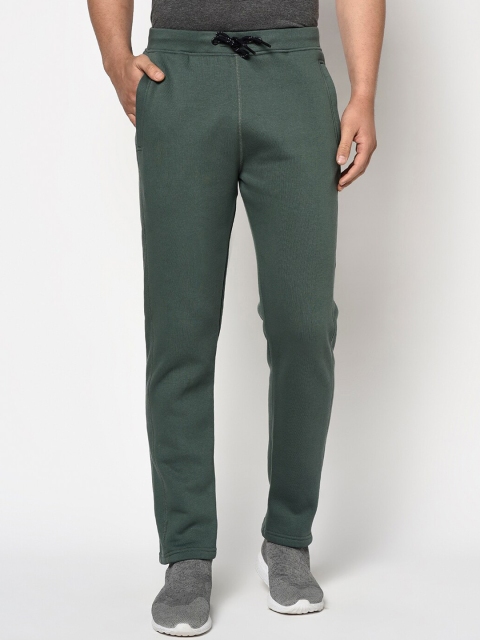 

Octave Men Green Solid Track Pants