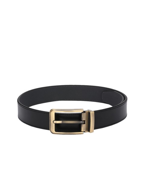 

Calvadoss Men Black Solid Belt