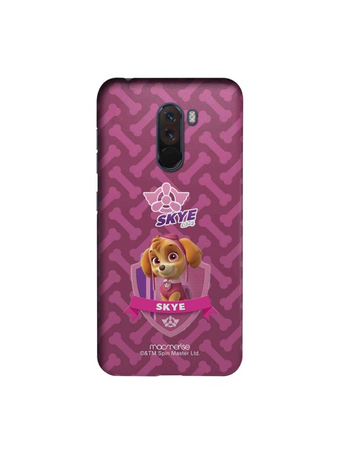 

macmerise Purple & Brown Skye Paw Patrol Xiaomi Poco F1 Back Case