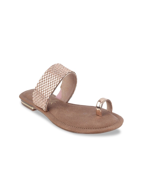 

Catwalk Women Rose Gold Embellished One Toe Flats