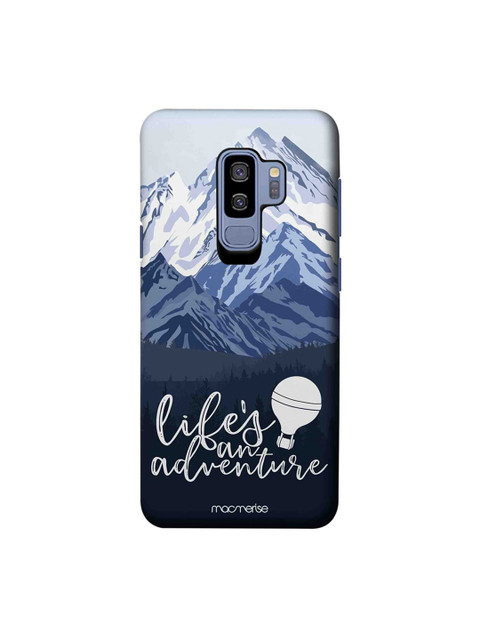 

macmerise Blue & White Macmerise Illustrations Lifes An Adventure Samsung Galaxy S9 Plus Back Case