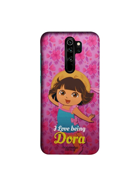macmerise Pink & Blue Lovely Dora Xiaomi Redmi Note 8 Pro Case