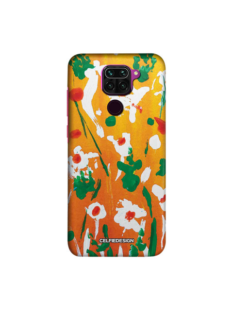 

macmerise Yellow & Orange Blooming Yellow Xiaomi Redmi Note 9 Back Case