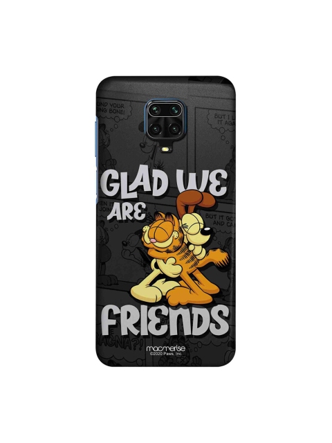 

macmerise Black & Yellow Friendly Catdog Xiaomi Redmi Note 9 Pro Max Back Cover