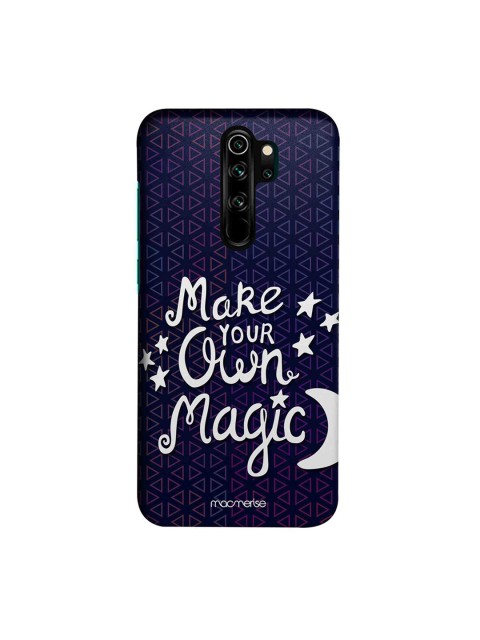 

macmerise Navy Blue & White Make Your Magic Xiaomi Redmi Note 8 Pro Back Case