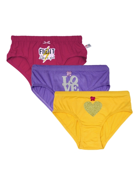 

DChica Girls Pack Of 3 Assorted Basic Briefs DCPNDC6465