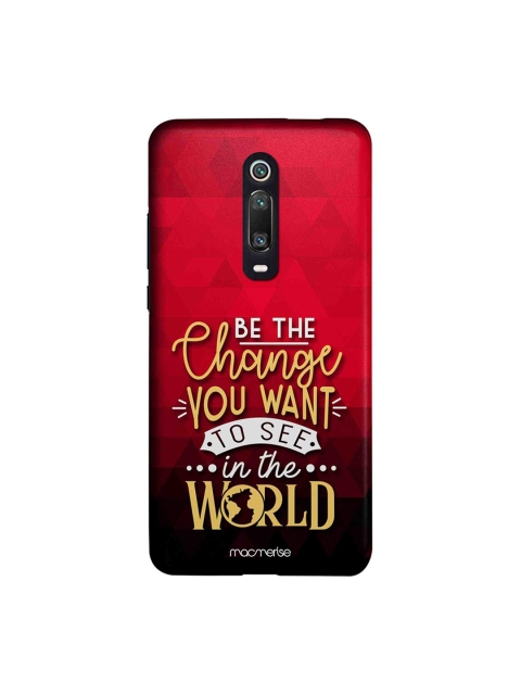 

macmerise Red & Black Be The Change Xiaomi Redmi K20 Pro Case
