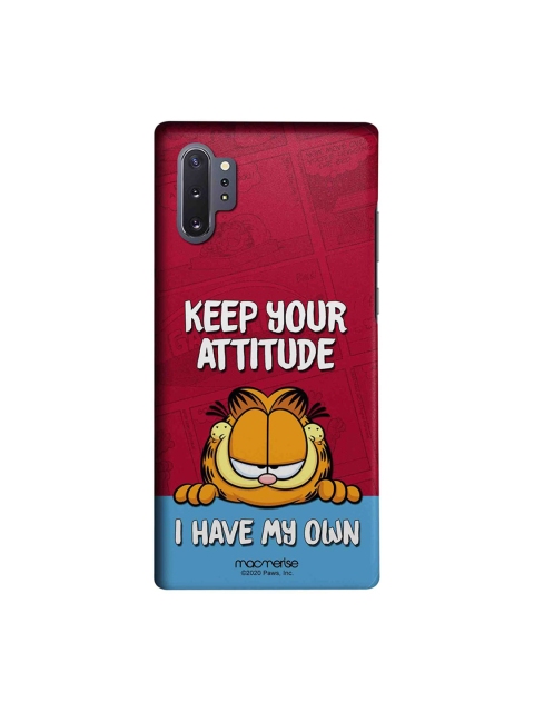 

macmerise Maroon & Blue Attitude Garfield Samsung Galaxy Note 10 Plus Back Case