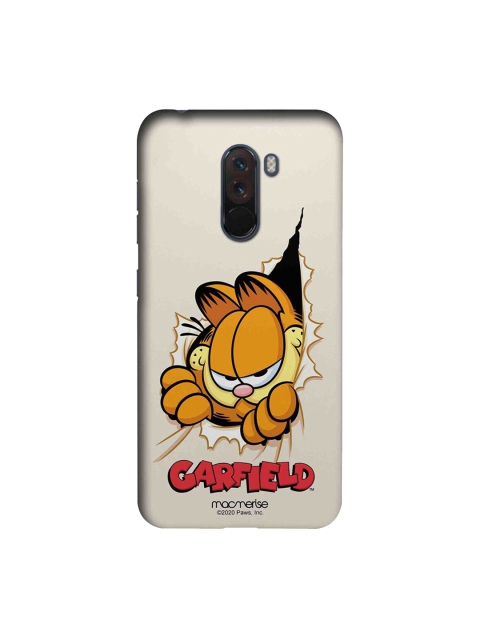 

macmerise White & Orange Heres Garfield Xiaomi Poco F1 Garfield Back Case