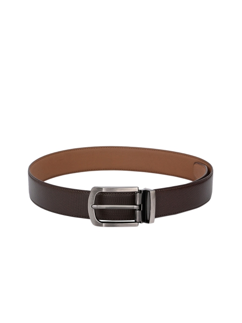 

Calvadoss Men Brown Textured Belt
