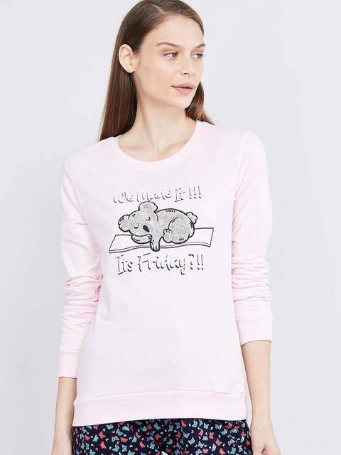 

max Women Pink Printed Top