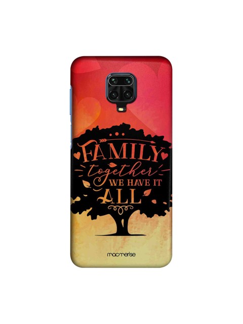 

macmerise Red & Yellow Family Is All Xiaomi Redmi Note 9 Pro Back Cover