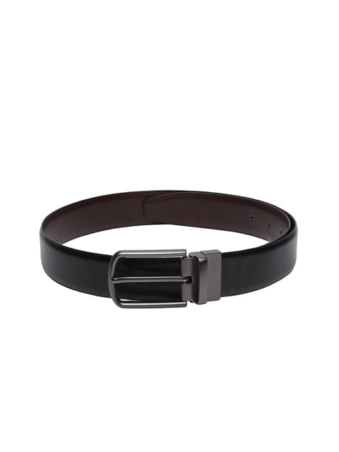 

Apsis Men Black & Brown Textured Reversible Belt