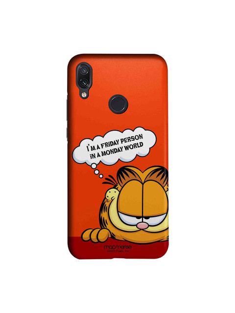 

macmerise Red & Yellow Friday Garfield Xiaomi Redmi Note 7 Pro Back Cover