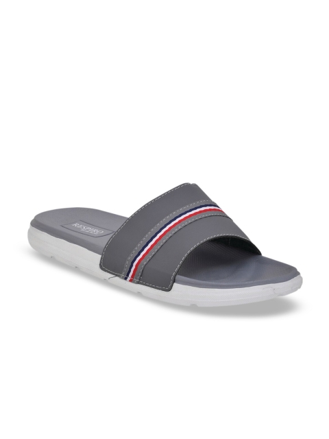 

Respiro Men Grey Solid Slip-On