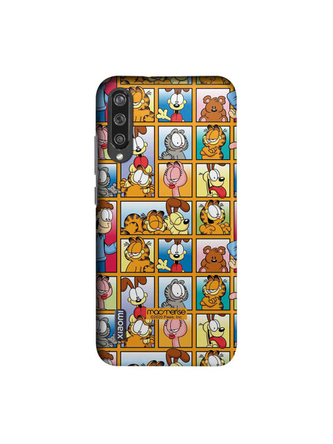 

macmerise Brown & Blue Garfield Collage Xiaomi Mi A3 Back Case